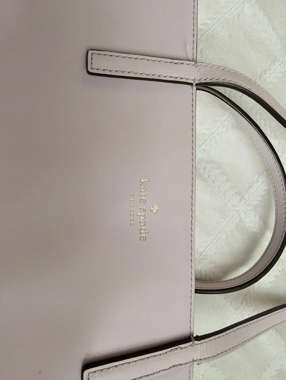 Kate Spade Pale Lilac Leather Tote Bag